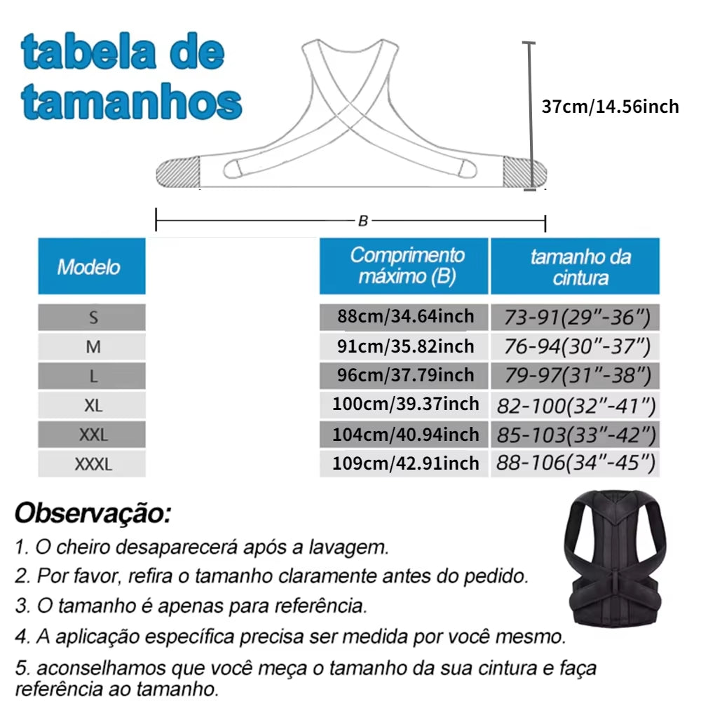 Reinforced Belt Lumbar Column Posture Corrector Vest Adjustable Back Support Strap Shoulder Spine Brace Neck Stretcher Trainer