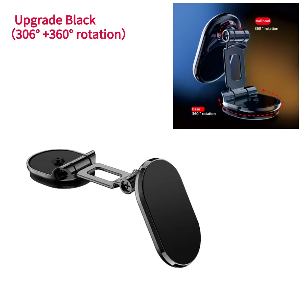 Magnetic Car Phone Holder 360 Rotate Foldable Magnet Mobile Phone Stand Cell GPS Support for Iphone 14 13 Xiaomi Mi Samsung LG