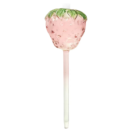 Automatic Plant Watering Bulbs Strawberry Shape Glasses Self Water Feeder Dripper Irrigation Device Drip System Gardening Tools
