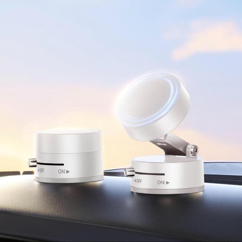 Vacuum Magnetic Suction Phone Holder, Upgraded， Adjustable Suction Cup Car Phone Mount,Hands-Free Cell Phone Holder for Car/Gym/Mirror/Smooth Surface,Compatible with Iphone 16/15/14/13/12 Series